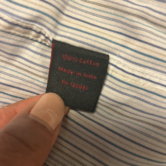 Billy Jealousy Blue White Men's Button-down
Long Sleeve Shirt - L - Picture 11 of 14